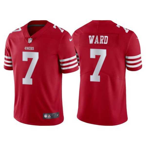 Men & Women & Youth San Francisco 49ers #7 Charvarius Ward Red Vapor Untouchable Limited Stitched Jersey->san francisco 49ers->NFL Jersey